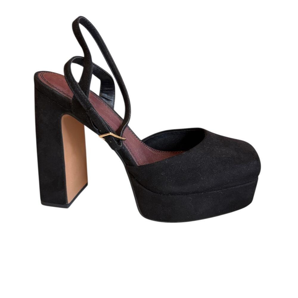 ASOS Design Platform Chunky High Heel Shoes Black 37